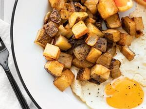 بطاطا مدخنة للإفطار