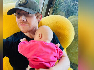 he believes people only followed his account because of his daughter.