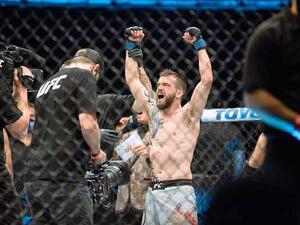A participant at the UFC (Photo: Trade Arabia)