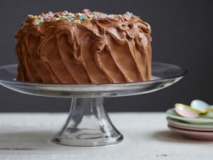 كيكة الشوكولاتة بالمكسرات 