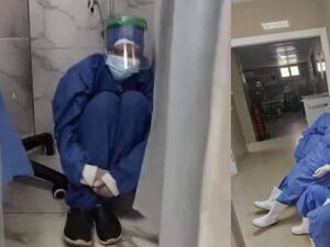 A shocking video went viral on social media showing the intensive care unit inside the hospital. (Twitter)