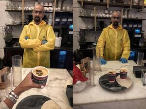 Saudi man who looks exactly like Walter White from the series 'Breaking Bad' was recognized in Saudi Arabia. (Twitter)