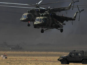 مروحيتان عسكريتان روسيتان