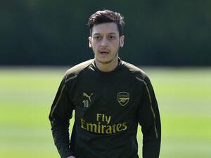 The midfielder is set to leave Arsenal in either January or the summer (Photo: AFP)