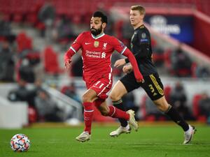  The Egyptian forward admits that his future lies “in the hand of the club” at Anfield, and he has no plans to push for a transfer elsewhere (Photo: AFP)