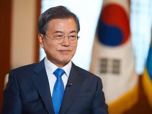 President of Republic of Korea Moon Jae-in. (Shutterstock)
