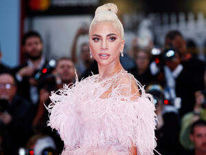 Lady Gaga attends the premiere of the movie 'A Star Is Born' during the 75th Venice Film Festival. (Shutterstock)