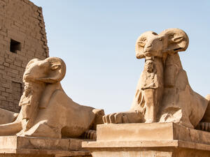 Avenue of the Ram Head Sphinxes Karnak Temple in Luxor, Egypt. (Shutterstock/ File Photo)