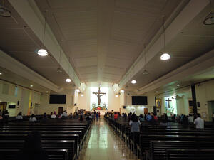 St mary's catholic church interior in Dubai. (Shutterstock/ File Photo)