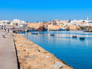 River Bou Regreg seafront and Kasbah in medina of Rabat, Morocco  (Shutterstock)