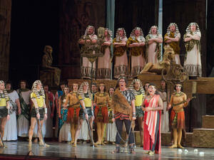 Aida opera performed by members of the Dnipro Opera and Ballet Theatre. (Shutterstock/ File Photo)