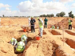  مقبرة جماعية في مدينة ترهونة