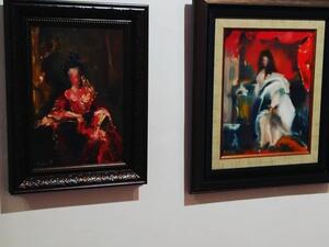 Paintings inspired by the masters Artist. (Nabad Art Gallery)