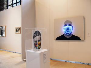 The exhibition features twenty artists and designers who are commenting on the role of masks in our lives from the past to the present day. (Instagram)