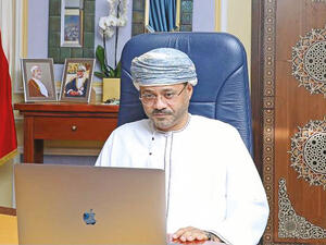  Omani Foreign Minister Sayyid Badr bin Hamad bin Hamoud al Busaidi. Courtesy (Muscat Daily) 