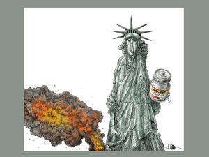 Cartoonist Masud Shojaei-Tabatabai (Twitter)