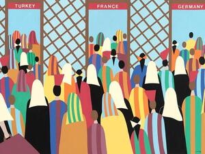 Verified #HelenZughaib's artwork aims to change Western perspectives and preconceptions of life in the Middle East. Her paintings are powerful, thought-provoking and colorful. See more at the link in our bio. (Instagram)