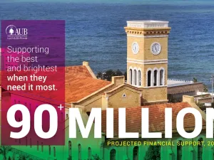 AUB Raises Its Aid To Students To More Than 90 Million Dollars   