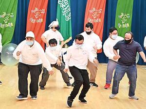 One of the film’s biggest virtues is the casting of the boys who are part of the football team. This was supported by the Help Center, which is based in Jeddah. (Twitter)