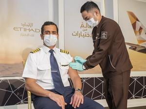 Etihad Airways Is the First Airline in the World With 100% of Crew on Board Vaccinated