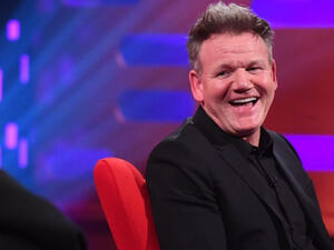 Gordon Ramsay rudely blames the woman's tooth gap for his answers.