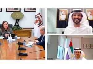 بن طوق يبحث مع وزيرة الصناعة والتجارة الأردنية سبل تنمية التعاون الاقتصادي بين البلدين إلى مستويات جديدة