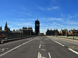 London deserted during lockdown (AFP File Photo)