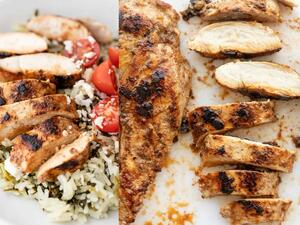 دجاج متبل بالزبادي