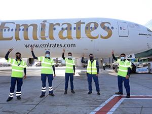 Safety Above All, Always: Emirates Operates First Flight Serviced by Fully Vaccinated Frontline Teams Across All Customer Touchpoints