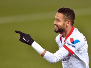The striker has risen to near the top of the Liga scoring charts in his second season with the Andalusian side, attracting attention from London (Photo: AFP)