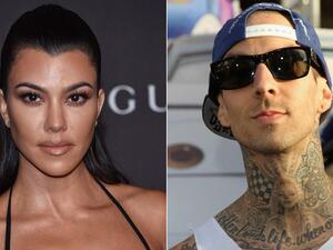 American reality TV star Kourtney Kardashian and musician Travis Barker are taking their relationship to the next level. (AFP)