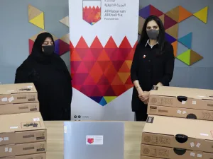 AlMabarrah AlKhalifia Foundation Grants 17 Laptops to Friendship Society for the Blind