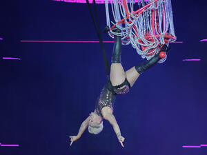 P!nk singer during her show at Rock in Rio 2019 in the city of Rio de Janeiro. (Shutterstock)