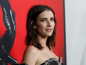 Emma Roberts at the "American Horror Story" 100th Episode Celebration at the Hollywood Forever Cemetary on October 26, 2019 in Los Angeles, CA. (Shutterstock)