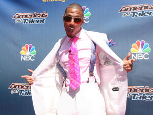 Nick Cannon at the America's Got Talent Photocall . (Shutterstock)