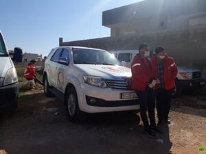 تجهيز الممر بالاحتياجات اللوجستية، من فرق صحية وإسعافيه