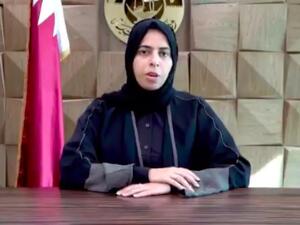 المتحدثة باسم وزارة الخارجية القطرية لولوة الخاطر