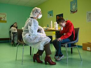 Saliva test for corona in France