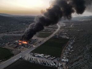 Airstrikes in northwest Syria