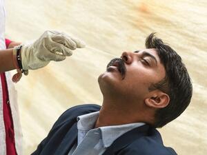 Double mutant COVID-19 variant reported by Indian health officials.