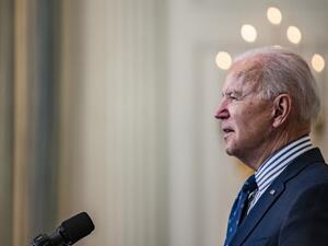 President Biden at the State Dining Room 