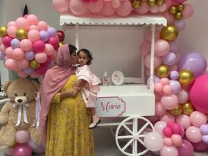 The Emirati social media star is celebrating this Mother’s Day differently.