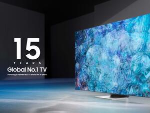 سامسونج تتصدر تصنيف الشركات العالمية المُصنّعة لأجهزة التلفاز للعام الـ 15 على التوالي