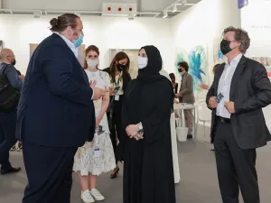Hala Badri Visits 14th Edition Of Art Dubai Exhibition