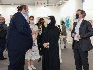 Hala Badri Visits 14th Edition Of Art Dubai Exhibition