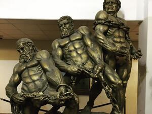 Sculpture by Ahad Hosseini - Azerbaijan Museum - Tabriz