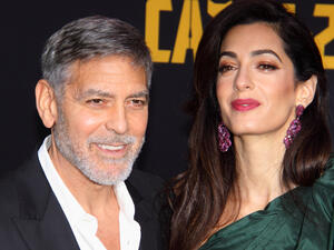 George and Amal Clooney, 'ER"