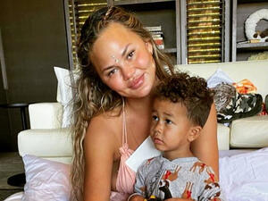 Chrissy shares Miles, along with four-year-old daughter Luna, with her husband of eight years, John Legend.  Chrissy Teigen and Son Miles