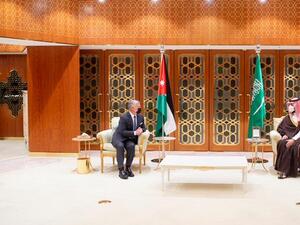 Jordan's King Abdullah Meets Saudi Crown Prince Mohammed bin Salman  