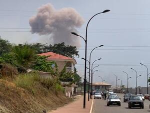 Huge explosions in Equatorial Guinea